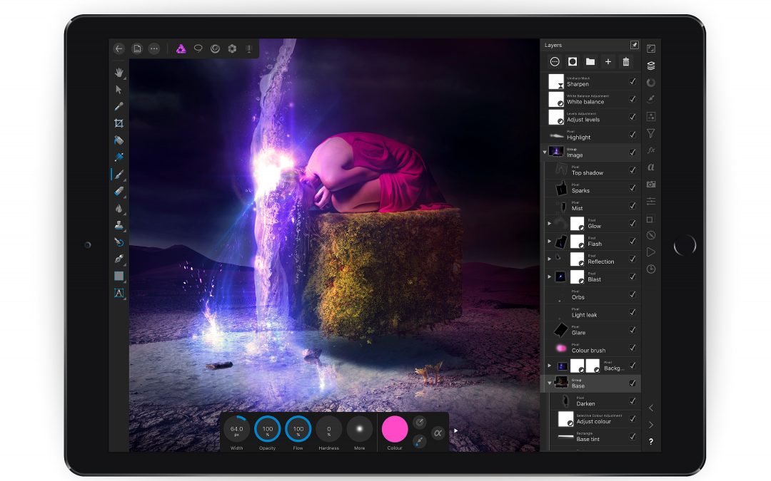 Affinity Photo for iPad got strong improvements